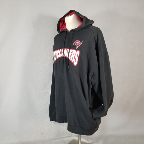 Reebok Tampa Bay Buccaneers hoodie sweater sweatshirt men's XL extra large black - Picture 4 of 7